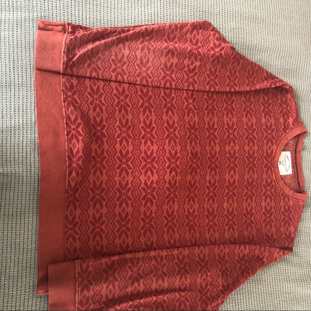 Red sweatshirt
